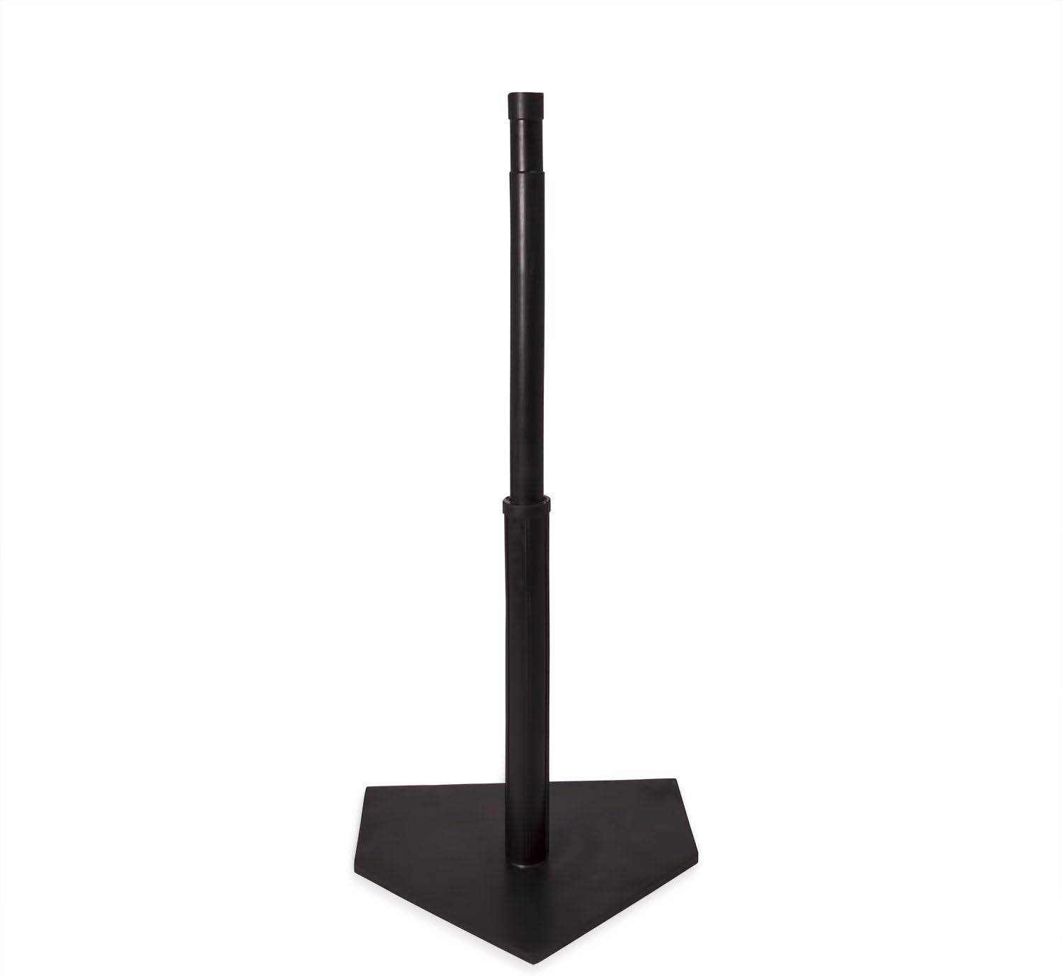 Deluxe Batting Tee – Adjustable Rubber Baseball & Softball Tee on Home Plate, Multiple Styles