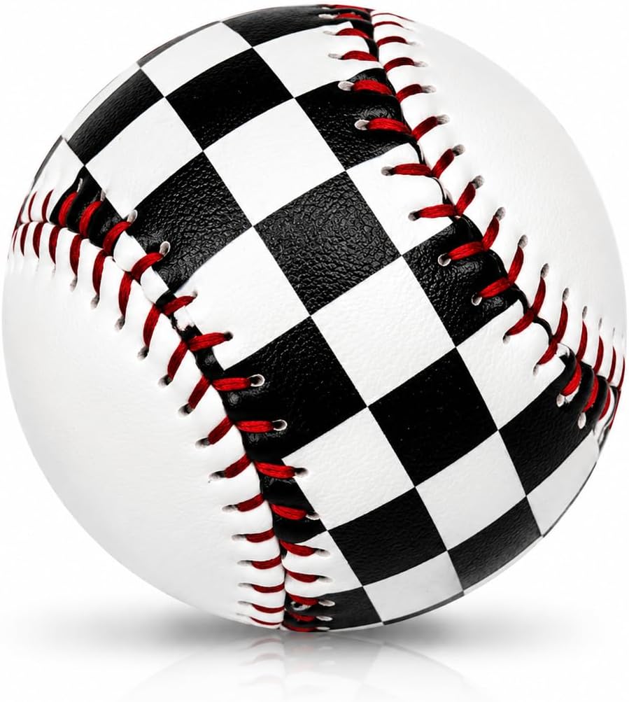 9 Inch Soft Practice Baseball, Standard Adult Baseball Balls for Sports Training and Hitting, Personalized Baseball Gift for Youth Players and Coaches
