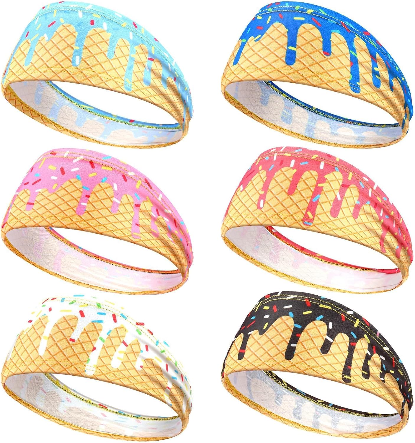 Teenager Baseball Headband Elastic Polyester Sweatband Multi Color for Basketball Football Golf Headscarf Baseball Stuff Women Men Accessory Team Gift